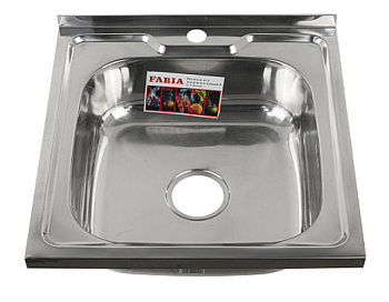 Мойка накладная 50*50  h17 см 62109 &